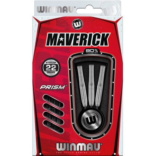 Дротики Winmau Maverick 80% с вольфрамовым стальным наконечником