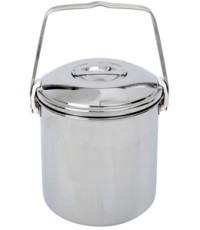 Puodas BasicNature Billy Can Stainless Steel 1.4L