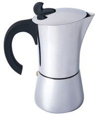 Nerūdijančio plieno espreso virimo aparatas BasicNature, 6 puodeliams
