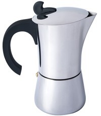 Nerūdijančio plieno espreso virimo aparatas BasicNature, 9 puodeliams
