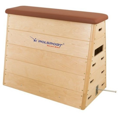 Vaulting Box Polsport, 5 Parts, With Roller System