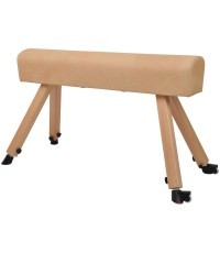 Vaulting Horse Coma-Sport GS-322 – Wooden Legs, Natural Leather