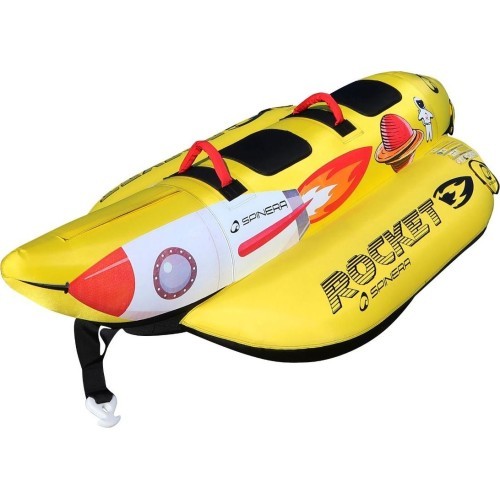 Spinera Rocket 2 piepūšamā ūdens atrakcija-banāns