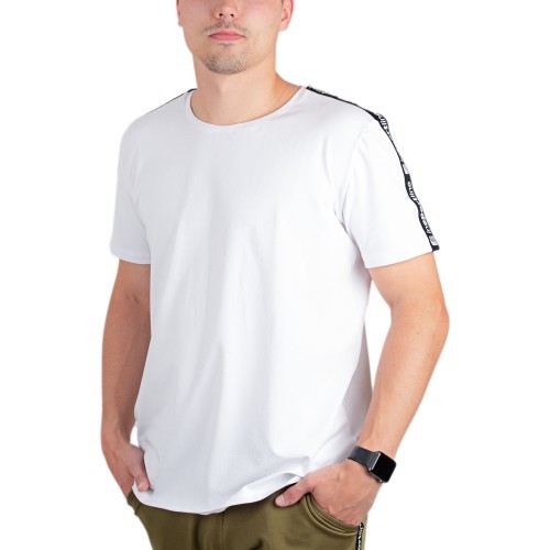 Vīriešu T-krekls inSPORTline Overstrap - White