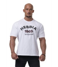 Vyriški marškinėliai Nebbia Golden Era 192 - Balta