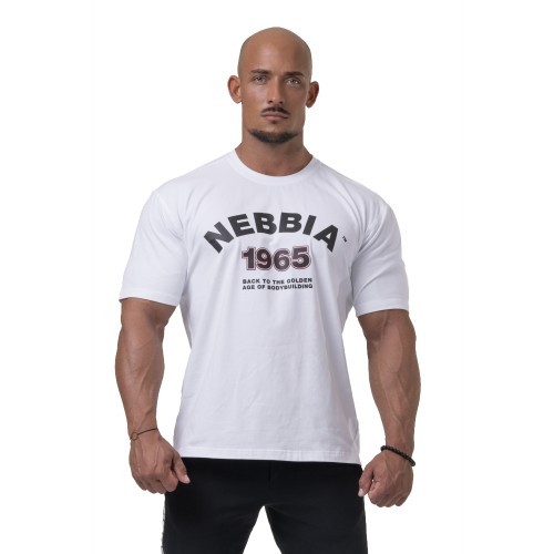 Мужская футболка Nebbia Golden Era 192 - White