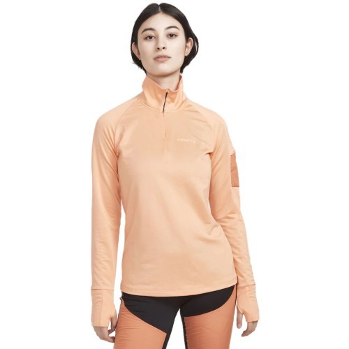 Sieviešu skriešanas T-krekls CRAFT ADV SubZ LS - Orange