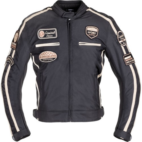 Мужская мотоциклетная куртка W-TEC Patriot текстиль - Black