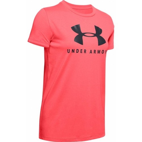 Sieviešu T-krekls Under Armour Graphic Sportstyle Classic Crew - Rush Red