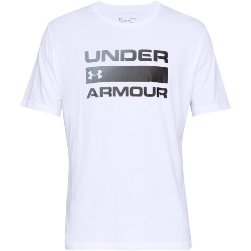 Vīriešu krekliņš Under Armour Team Issue Wordmark SS T-krekls - White