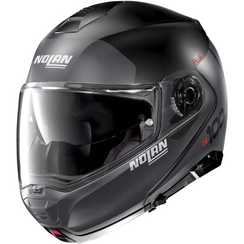 Мотоциклетный шлем Nolan N100-5 Plus Distinctive N-Com P/J - Flat Black