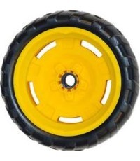 Wheel yellow-black 9x2 right Farm (yellow cap cover)