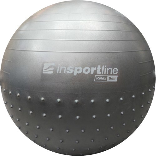 Treniņu bumba inSPORTline Relax Ball 65 cm - Grey