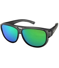 Saulės akiniai ActiveSol Fitover El Aviador, pilki-veidrodiniai