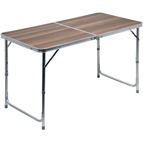 Складной кемпинговый стол Cattara Double - коричневый