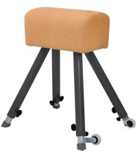 Vaulting Buck Coma-Sport GS-333– Metal Legs, Natural Leather