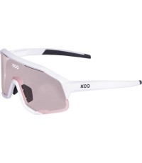 Fotochrominiai akiniai nuo saulės KOO Demos, balti/rožiniai