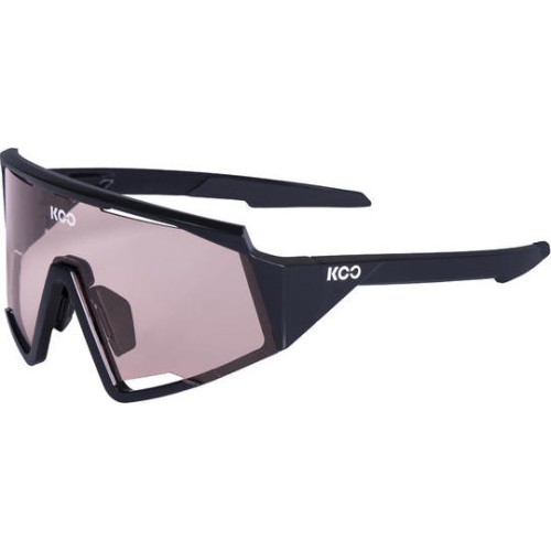Fotohromās saulesbrilles KOO Spectro, melnas/rozā krāsas
