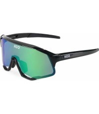 Veidrodiniai akiniai nuo saulės KOO Demos, juodi/žali