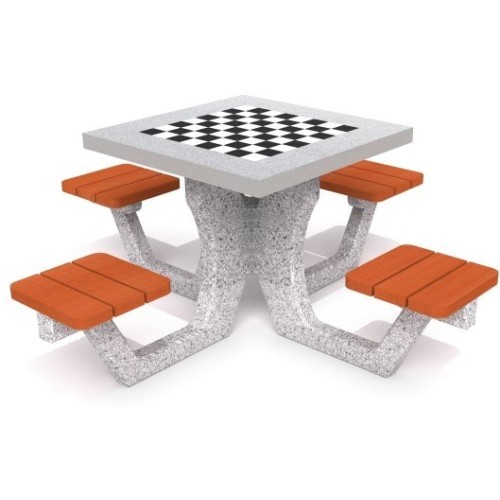 Concrete Table for Chess - Checkers Inter-Play 01