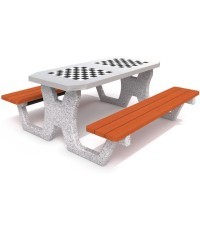 Concrete Table for Chess - Checkers Inter-Play 02