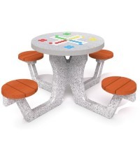 Concrete Table for Ludo Game Inter-Play 03