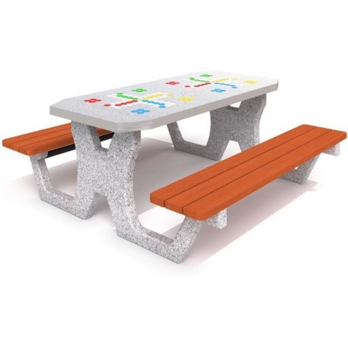 Concrete Table for Ludo Game Inter-Play 02