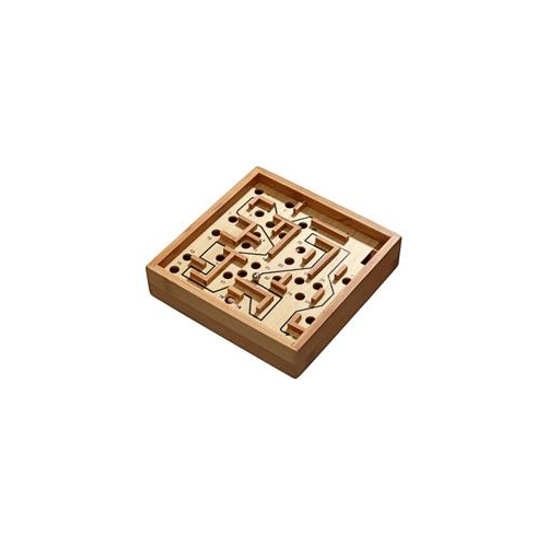 Spēle Philos Labyrinth maza, bambusa 16,5x16,5x4 cm
