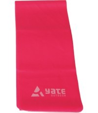 Pasipriešinimo guma Yate, 25mx15cm, vidutinis pasipriešinimas, raudona