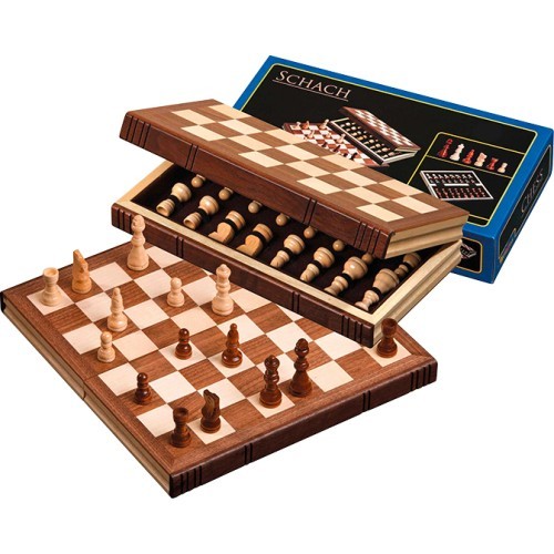 Шахматный набор для путешествий Philos деревянный, магнитный 30x15,5см
