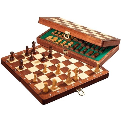 Дорожный шахматный набор Philos Dlx, магнитный 26.5x13.5cm