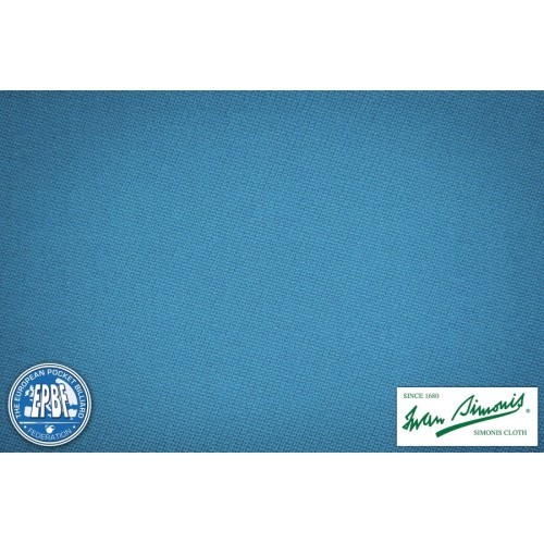 Сукно для бильярда Simonis 760, 165 см, турнирное синее