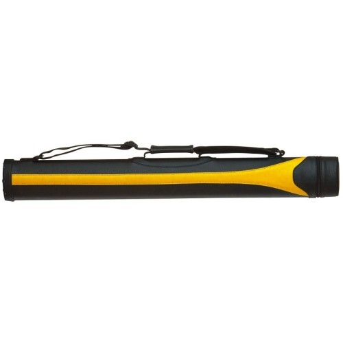 Bilijarda nūjas cietais futrālis Style SY-1, dzelteni melns, 2/2, 85cm