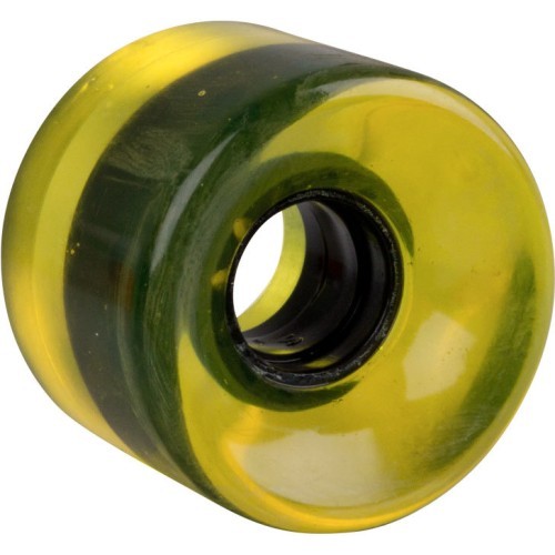 Мини-скейтборды прозрачное колесо 60x45 мм - Yellow