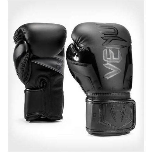 Боксерские перчатки Elite Evo Venum - черный/черный