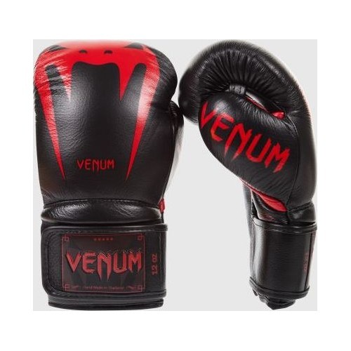 Venum Giant 3.0 boksa cimdi - Nappa āda - Black Devil