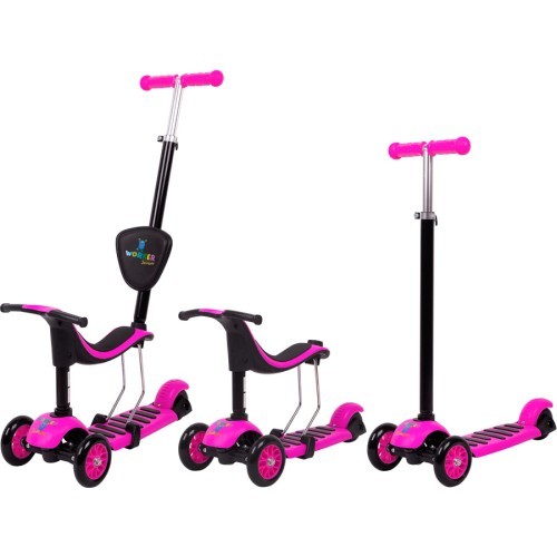 Worker Jaunsee (до 50 кг) Трехколесный велосипед для детей от 1 до 3 лет - Pink
