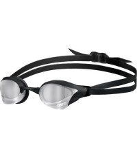 Veidrodiniai plaukimo akiniai Arena Cobra Core Swipe, sidabro sp.-juodi