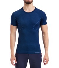 Vyr. marškinėliai Brubeck Active Wool Men's T-shirt - L