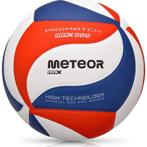 мяч волейбольный max900 синий/красный/белый