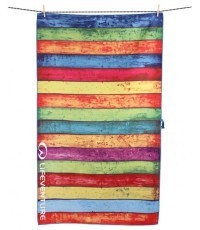 Kelioninis rankšluostis Lifeventure Soft Fibre Striped Planks - Giant
