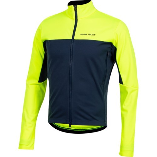 Велосипедная куртка Pearl iZUMi Amfib, размер S, темно-синий/желтый