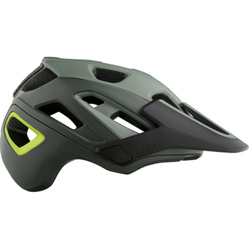 Велосипедный шлем Lazer Jackal, размер S, темно-зеленый, желтый