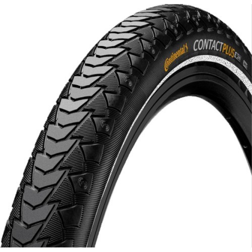 Велосипедная шина Continental Contact Plus, 28x1, 1/2, черная