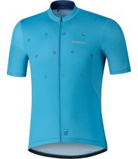 Vyriški dviratininko marškinėliai Shimano Aerolite, dydis XL, mėlyni