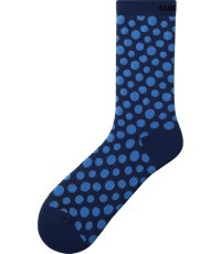 Ilgos kojinės Shimano, L-XL(45-48), juodos/mėlynos
