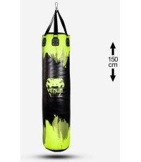 "Venum Hurricane" smūgiavimo maišas - Neo geltonas/juodas - 150 cm