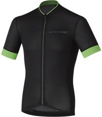 Vyriški dviratininko marškinėliai Shimano S-Phyre, dydis M, juodi/žali
