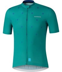 Vyriški dviratininko marškinėliai Shimano Aerolite, dydis M, žali