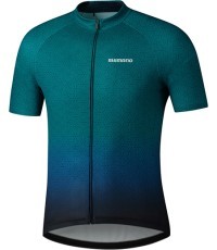 Vyriški dviratininko marškinėliai Shimano Team, dydis M, žali/tamsiai mėlyni